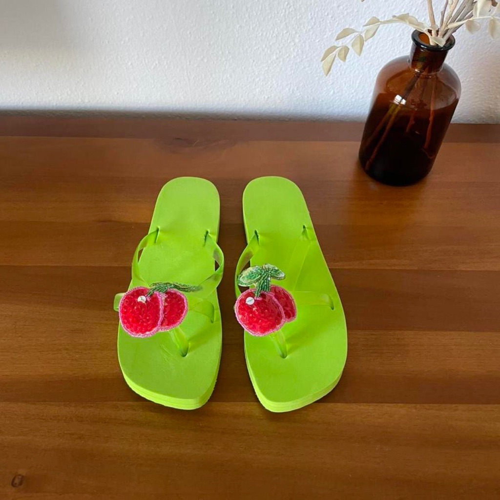 Cherry Flip Flops